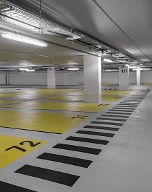 Parkolóház világítás