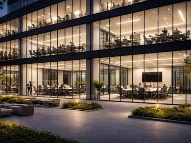 Irodaházak világítása