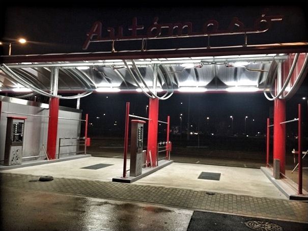 Érdi autómosó - világításkorszerűsítés