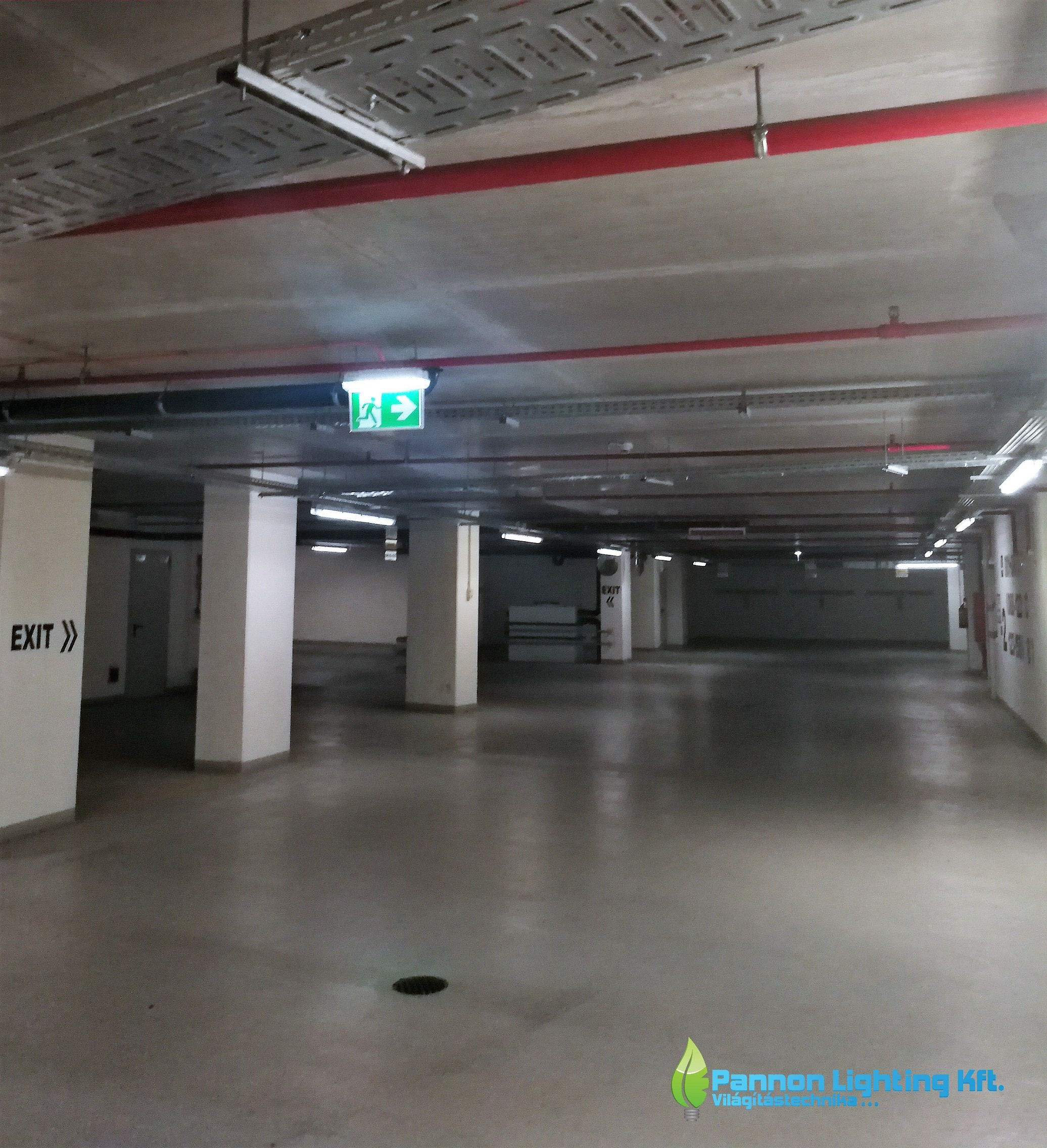 Népliget Center - vészvilágítás